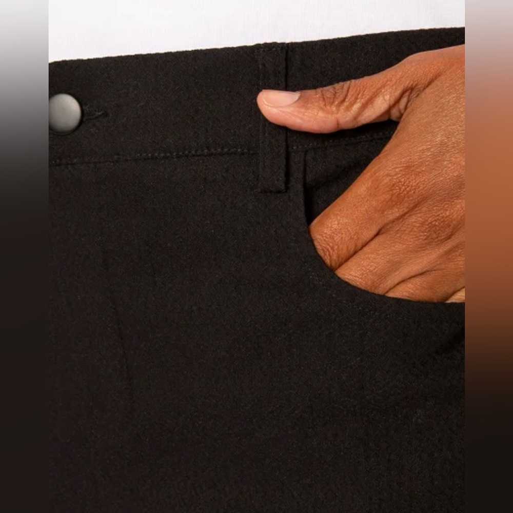 💙 Mario Serrani - Women's Pull-on Black Stretchy Pants (NWT) - Picture 3 of 14